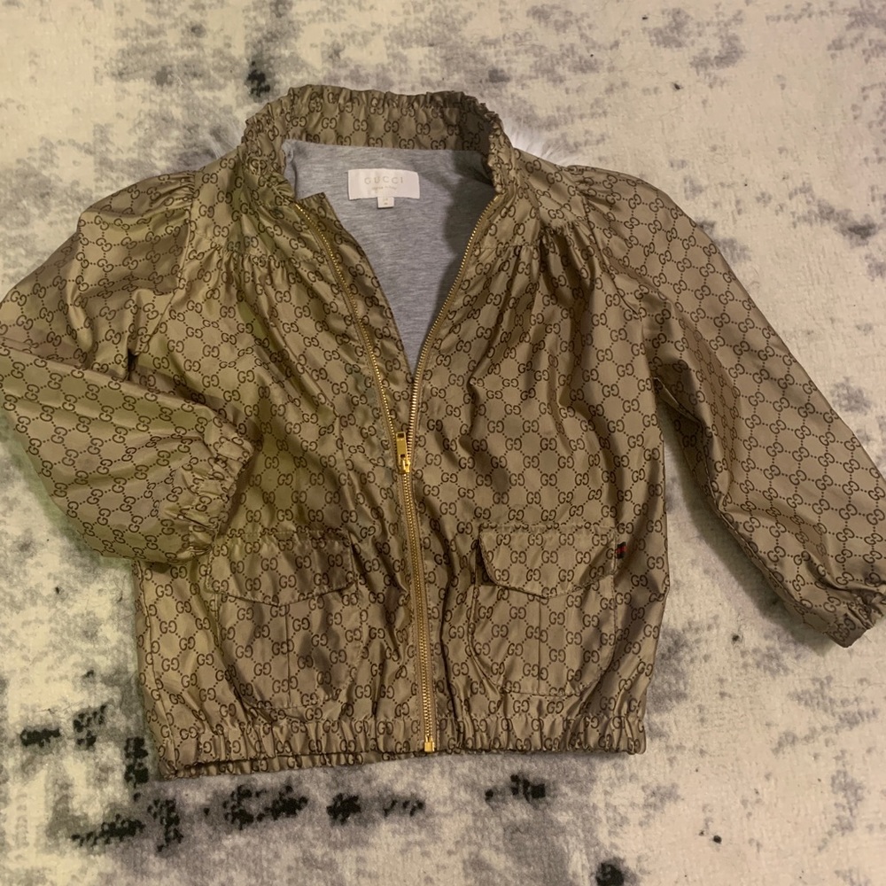 Authentic Children’s Gucci Monogram Jacket sz 24M